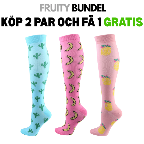 FitCompress | kompressionsstrumpor för kvinnor 2+1 Gratis!