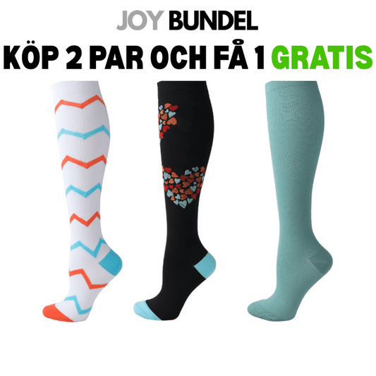 FitCompress | kompressionsstrumpor för kvinnor 2+1 Gratis!