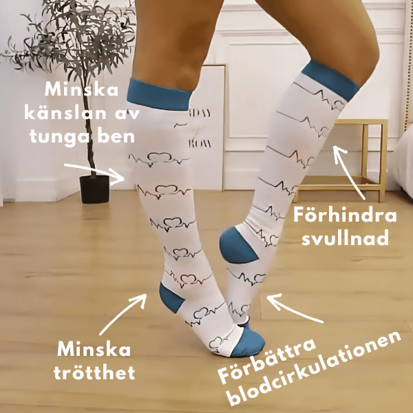 FitCompress | kompressionsstrumpor för kvinnor 2+1 Gratis!