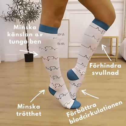 FitCompress | kompressionsstrumpor för kvinnor 2+1 Gratis!