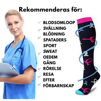 FitCompress | kompressionsstrumpor för kvinnor 2+1 Gratis!