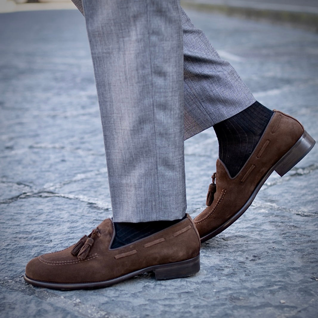 Enzo | Vintage-inspirerade loafers med tofsar