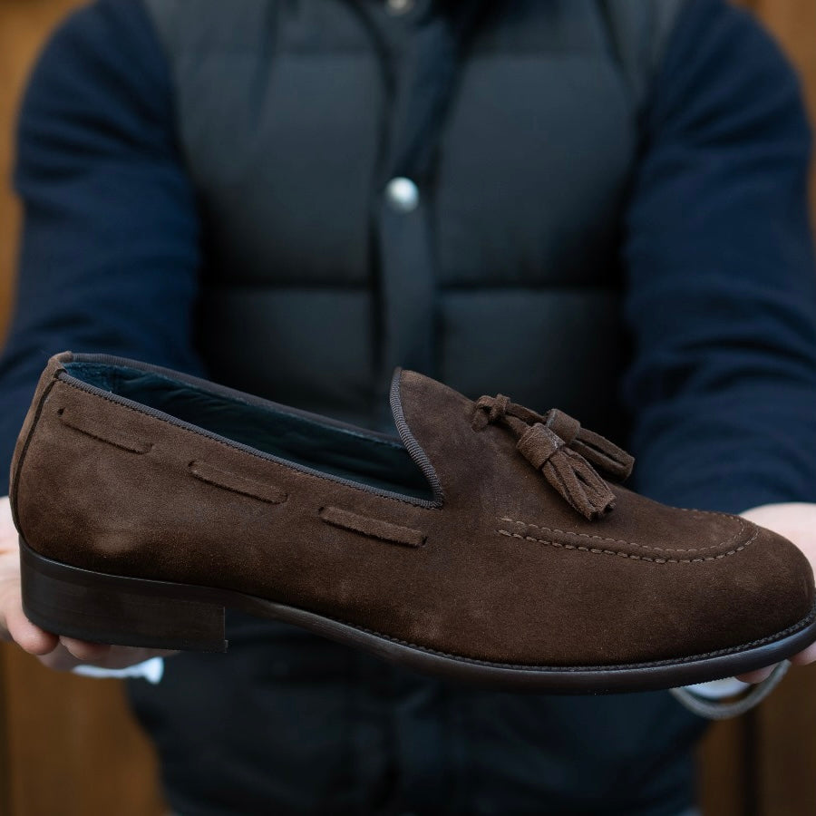 Enzo | Vintage-inspirerade loafers med tofsar