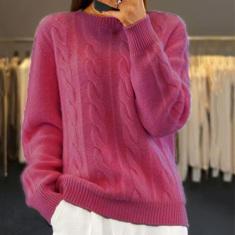 Nathalie | Hyggelig strikket sweater